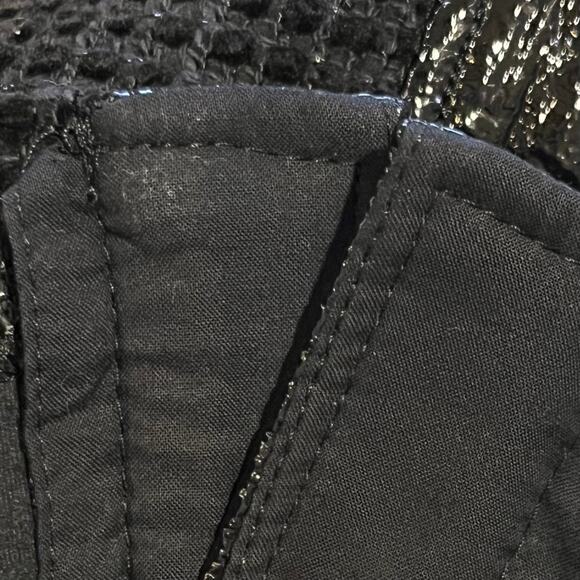 MAJE Jinili Black Tweed Button Front Skirt SZ40(L) - Picture 4 of 8